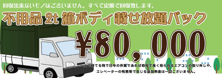 2t箱ボディ載せ放題パック